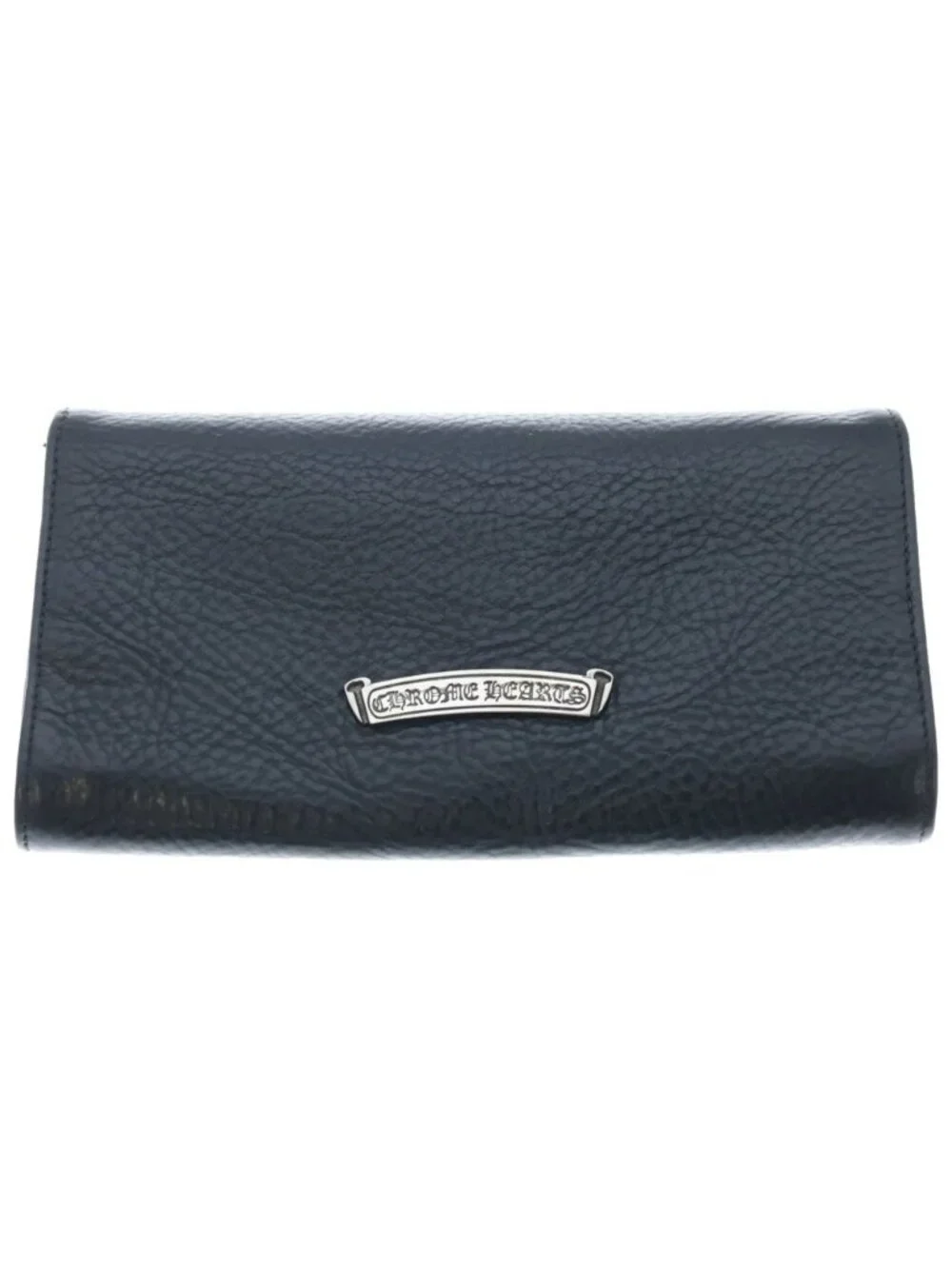 Chrome Hearts Judy Cross Ball Button Leather Wallet Black